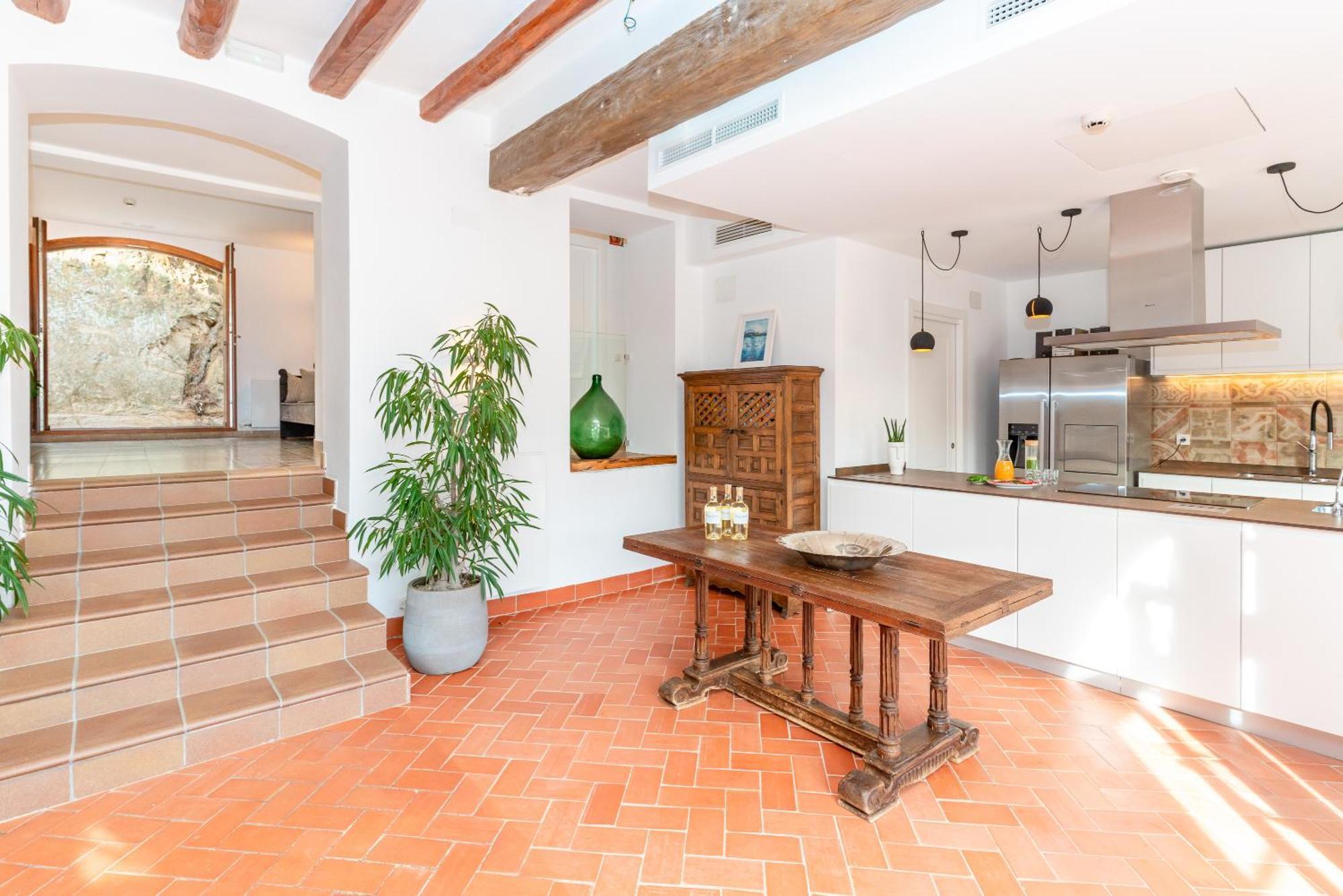 La Terraza - Grosszuegiges Appartment In Katalanischer Masia Sant Iscle De Vallalta Exteriér fotografie
